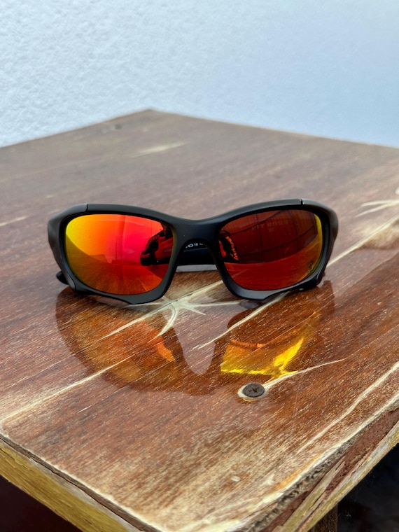 Oakley Pit Boss 2 Ferrari Frame Matte Gray Red Lense Polarized