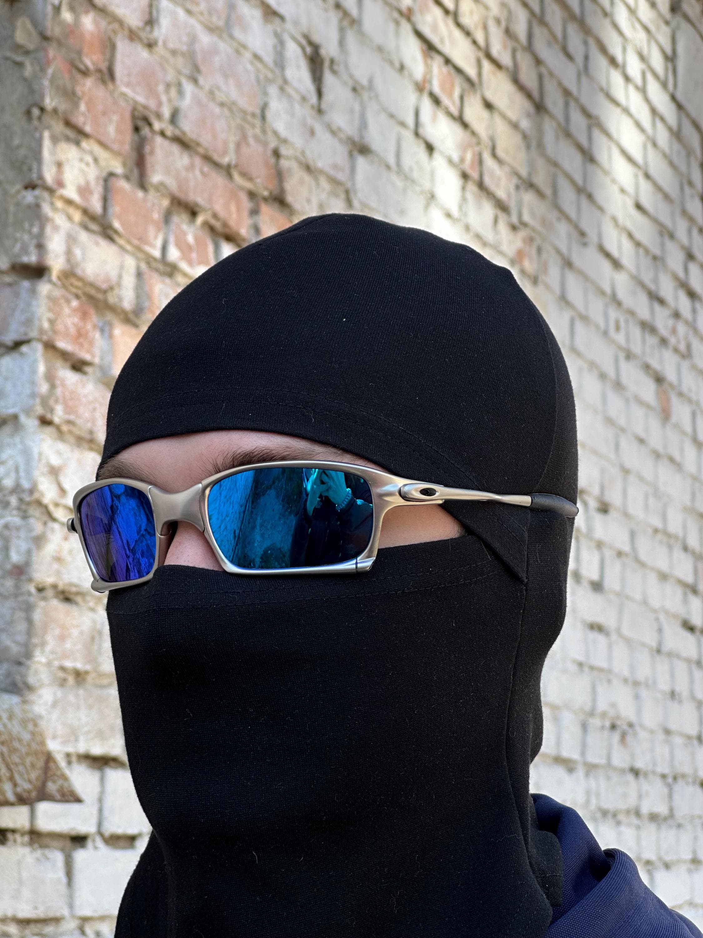 Oakley X-squared Juliet X Metal Plasma Iridium Gray Blue Polarized