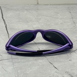 Oakley Golf Eye Jacket Minute 1.0 Lila och Svarta Redux Iridium Herrsolglasögon Prizm P Y2K Vintage Plate 90s Polariserade bild 12