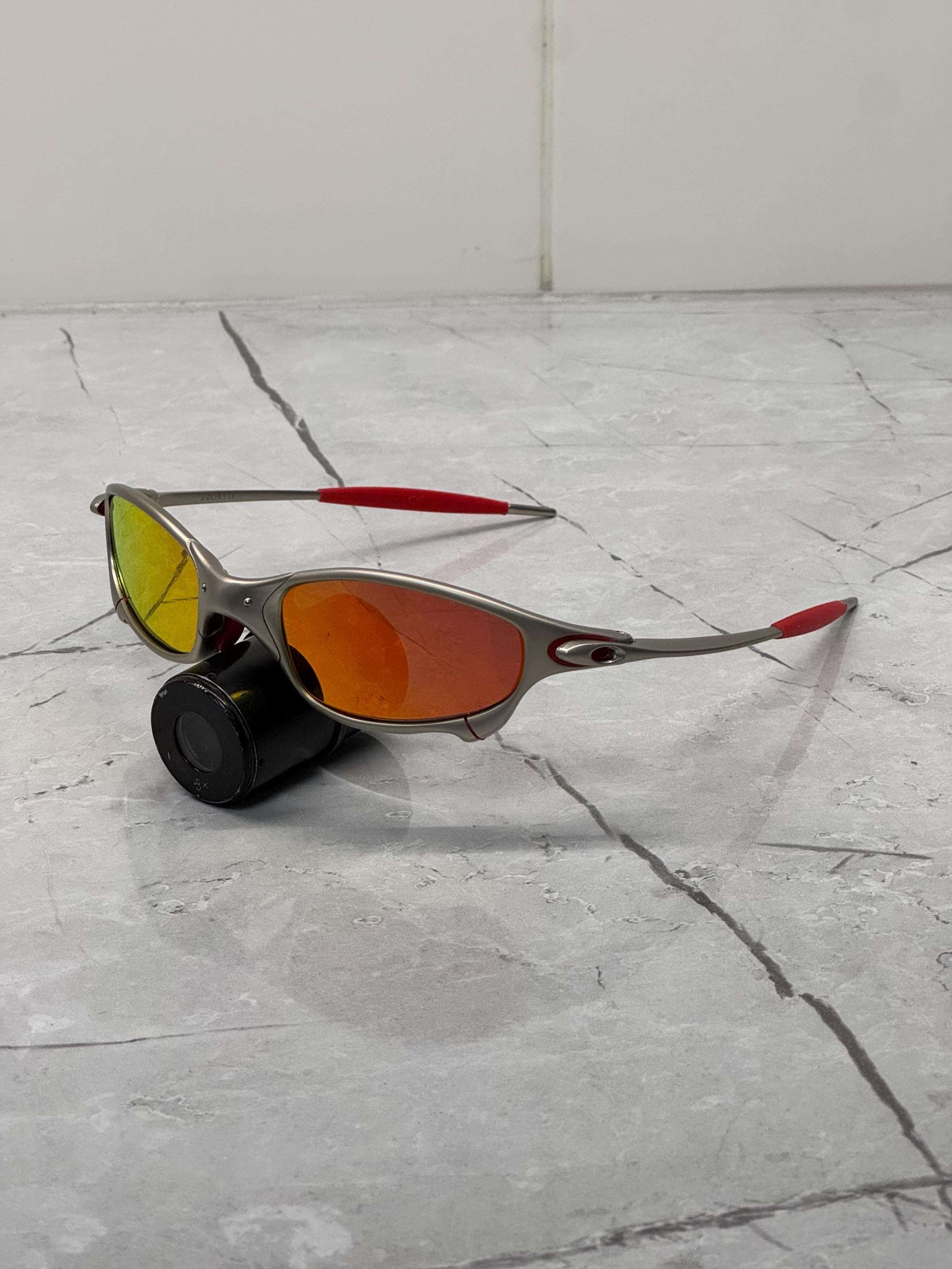 Солнцезащитные очки Oakley Juliet X Metal Plasma Iridium Grey Red