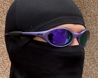 Мужские солнцезащитные очки Oakley Golf Eye Minute 1.0 Purple Redux Iridium Prizm P, винтажная пластина 90-х годов, поляризованные