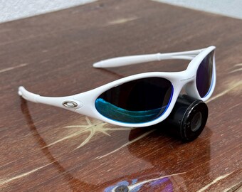 Редкие белые Oakley Minute 1.0 Blue Black Eye Jacket Redux Prizm