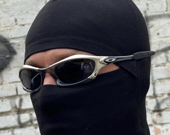 Винтажные солнцезащитные очки Oakley Splice: серые и черные поляризованные иридиевые.