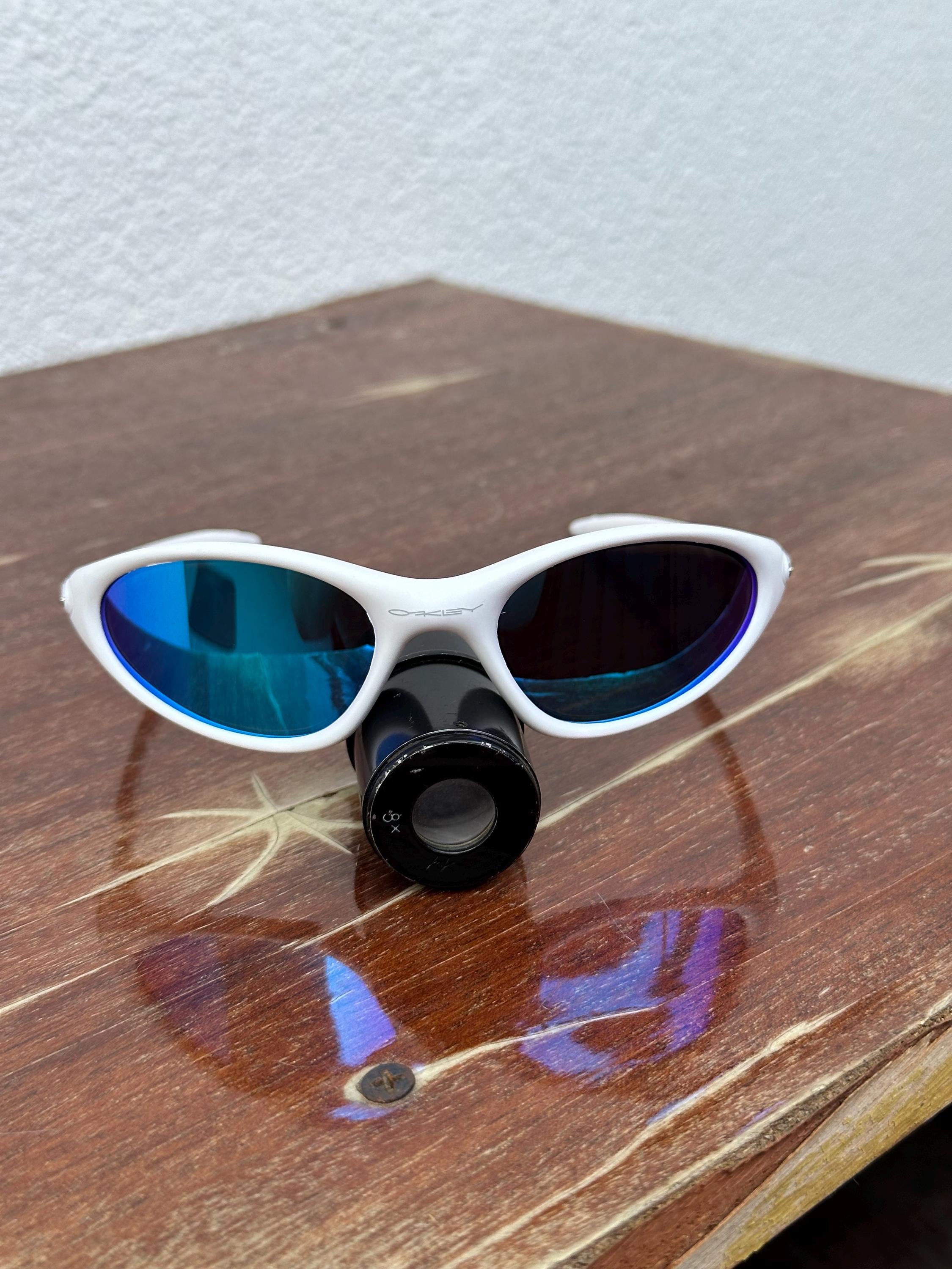 Редкие белые Oakley Minute 1.0 Blue Black Eye Jacket Redux Prizm