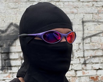 Oakley Golf Eye Jacket Minute 1.0 Red and Purple Redux Prizm Iridium Men’s Prizm P Sunglasses Y2K Vintage Plate 90s Polaroized