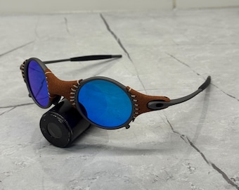 Oakley Mars leer Michael Jordon Juliet X Metal Plasma Iridium gepolariseerde zonnebril Y2K Vintage jaren 90 zeldzame Gorpcore USA Prizm Plate Romeo