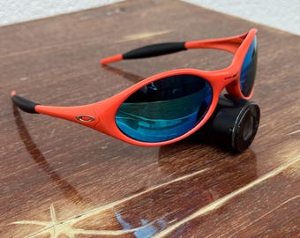 Oakley Piet Eye Jacket Minute 1.0 Red and Blue Redux Iridium Men's