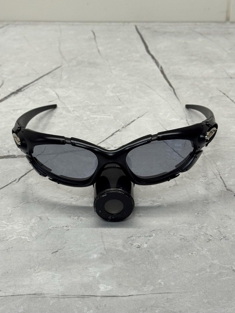Oakley Plate Black Mirrored 90s Y2k Rare Vintage Gorpcore Polarized Sunglasses USA Eye jacket X Metal Juliet Splice Hunting image 2