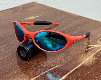 Oakley Piet Eye Jacket Minute 1.0 Red and Blue Redux Iridium Men's