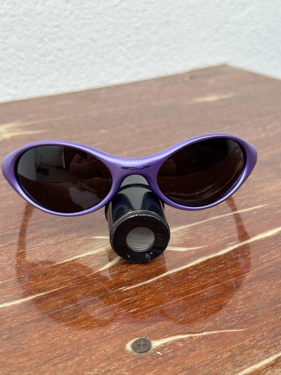 小物 archive y2k oakley eye jacket sunglasses Oakley Eye Jacket Minute 1.0 Black and Purple Redux Prizm Iridium