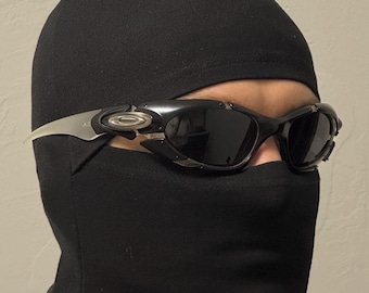 Oakley Plate Y2k Black Rare Vintage Gorpcore Polarized Sunglasses 90’s Iridium Prizm P Romeo Juliet Eye Jacket Minute