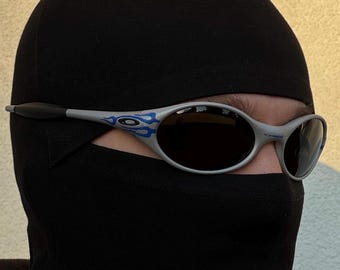 Okulary przeciwsłoneczne Oakley Eye Jacket 1.0 Splice Vintage Y2K Juliet Iridium Polarized Redux USA Prizm P Outdoor Ruby Fire Minute X Metal