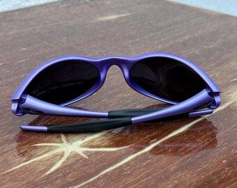 Oakley Eye Jacket Minute 1.0 Black and Purple Redux Prizm Iridium