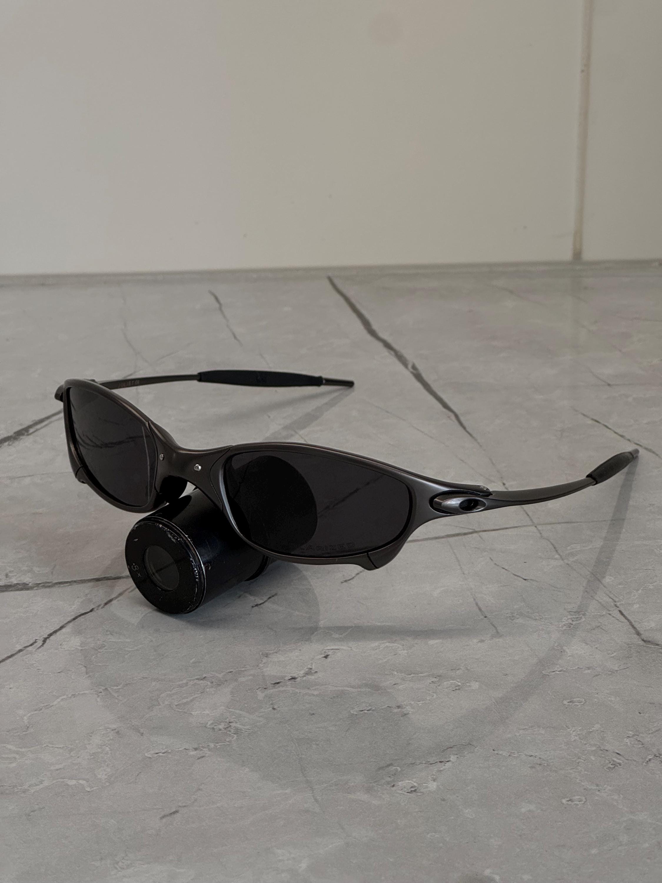 Oakley Juliet Black Sunglasses X Metal Plasma Iridium Gray