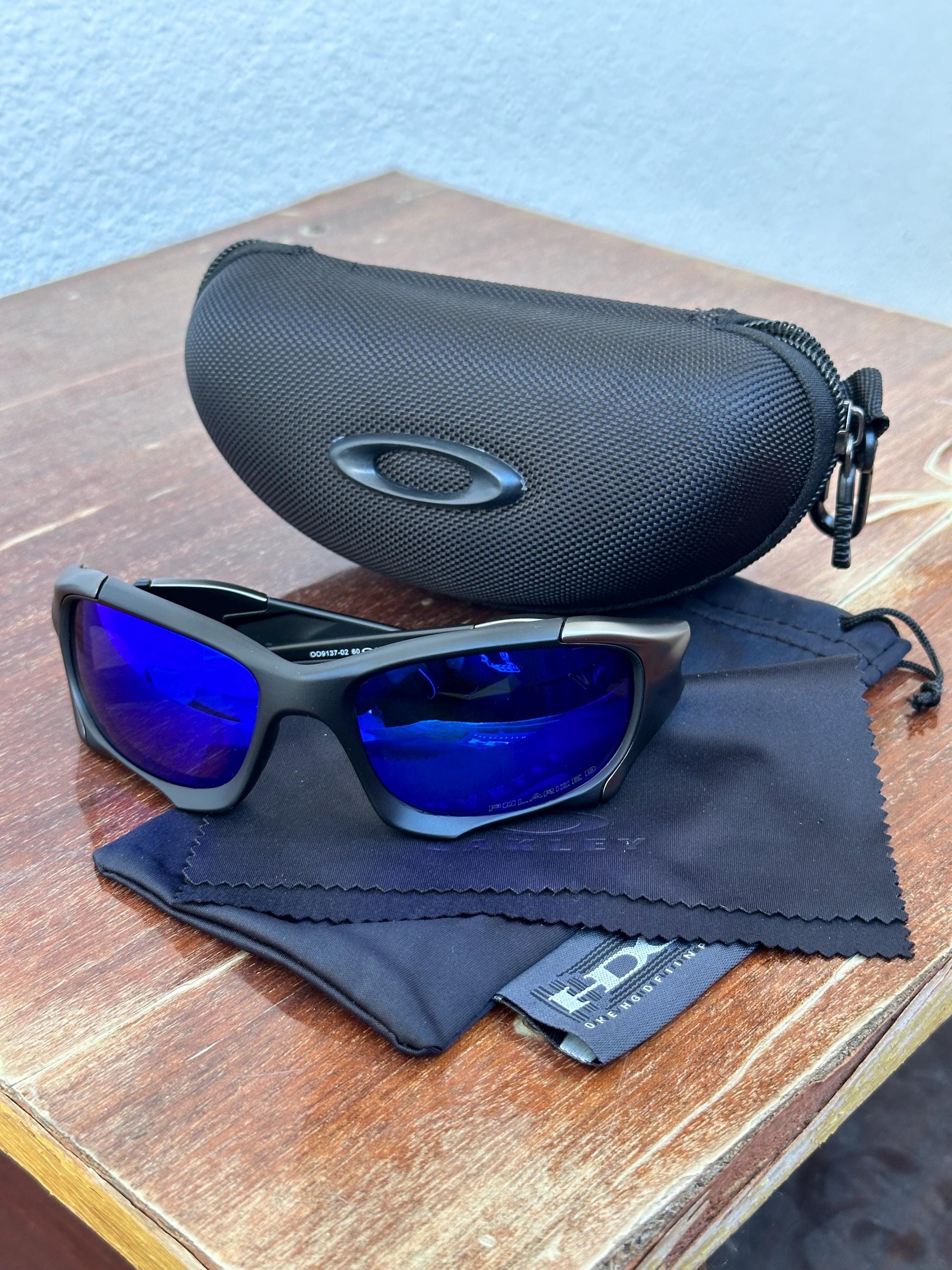 Oakley Pit Boss 2 Оправа Матовый Черный Синий Линза Поляризованный