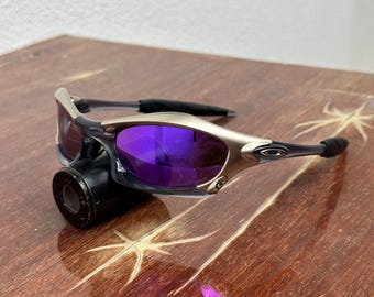 Солнцезащитные очки Oakley Splice Vintage Grey and Red Metal 90-х