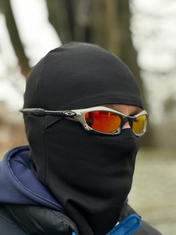 小物 Oakley 00s splice y2k archive Oakley Splice: Chrome Grey Wraparound Sunglasses With Dark