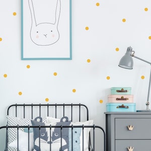 Small 1 Shape Decal Sets, Vinyl Wall Graphics, Star Wall Stickers, Like Removable Wallpaper, Little Vinyl Hearts, Scandinavian Design image 5