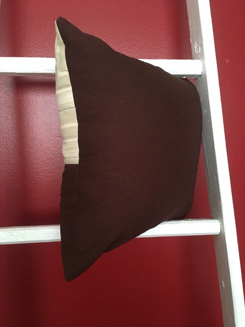asymmetric design Quilted 16 throw pillow neutral brown earthtone colors
