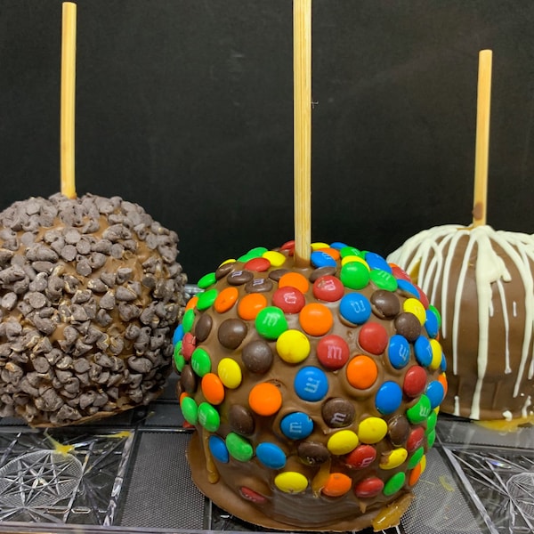 One Chocolate Caramel Apple