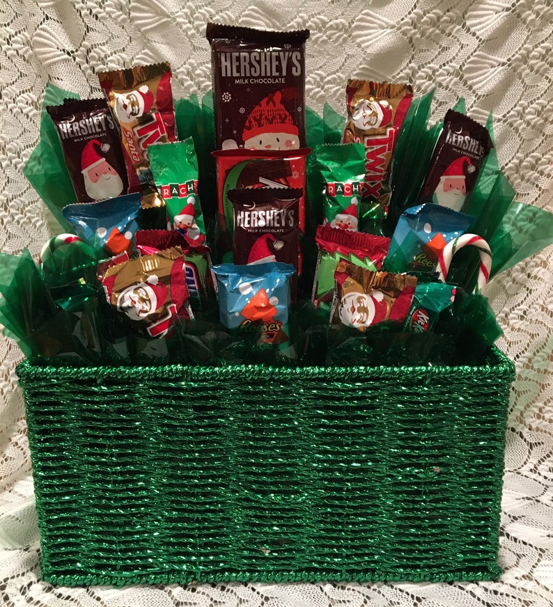 Christmas Candy Arrangement Basket image 5