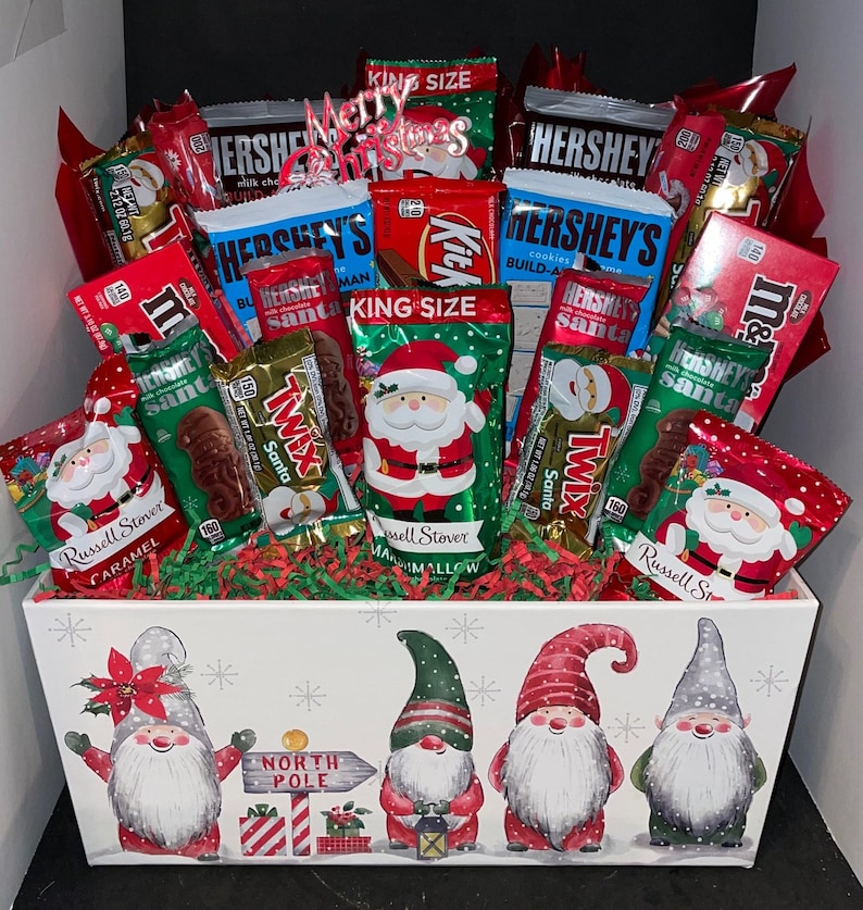 Christmas Candy Arrangement Basket image 9