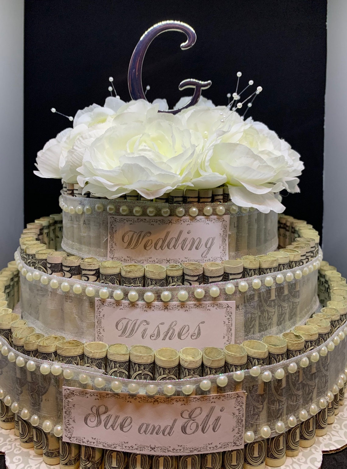 Wedding Money Cake 500 Dollar Wedding Money Cake | Etsy