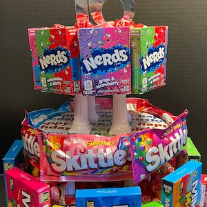 Candy Birthday Cake: Mike and Ike, Nerds, Sour Patch