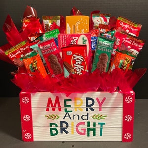 Christmas Candy Arrangement Basket image 10