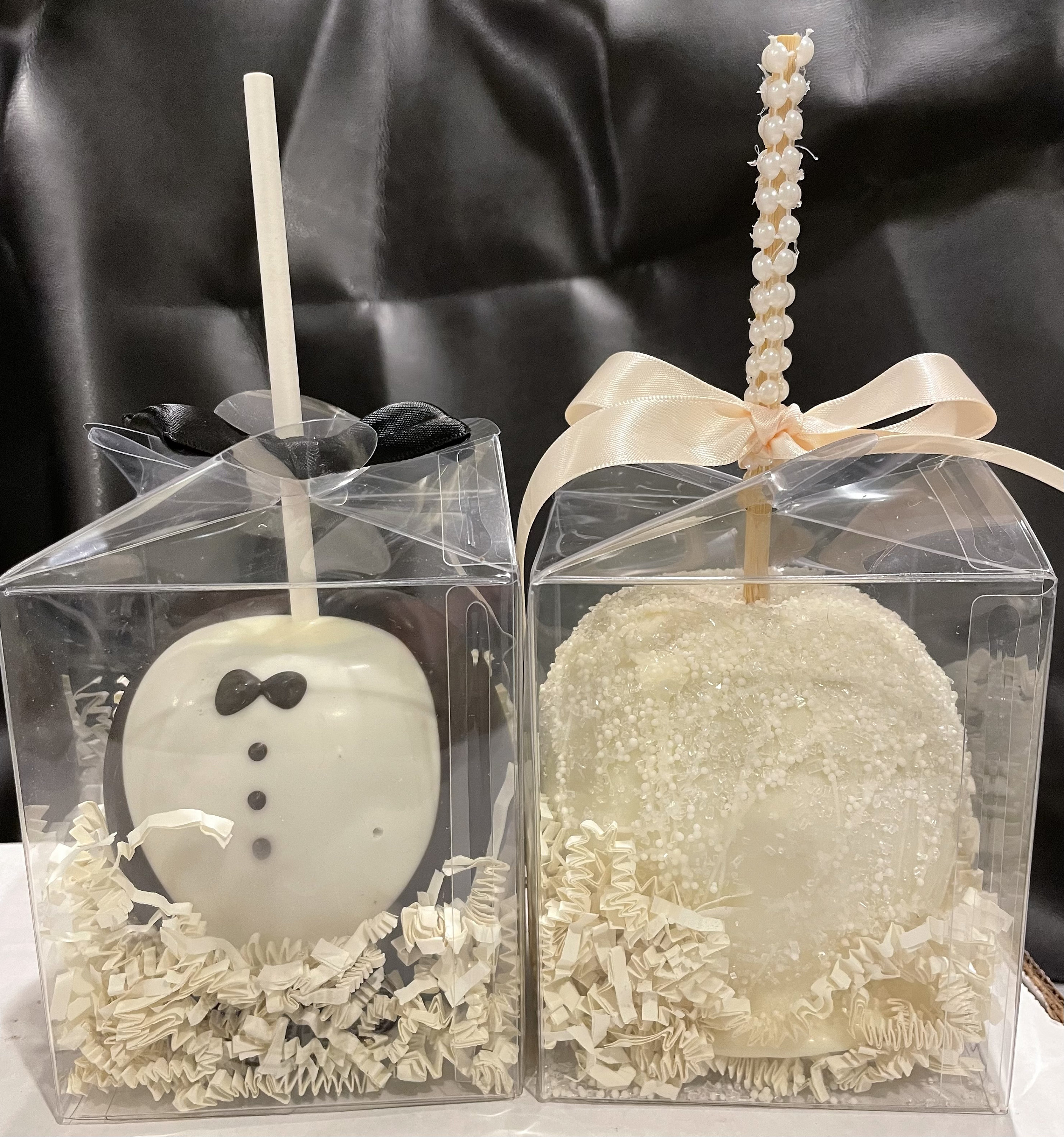 Los novios Manzanas cubiertas de chocolate y caramelo - Etsy México, image size:2808x3000