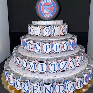 Personalized Bar Mitzvah Candy Cake, Personalized Candy Cake