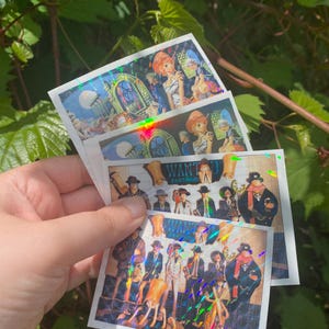 Pre-Timeskip One Piece Colour Pages Stickers - Holographic