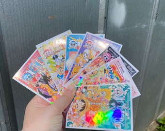 Pegatinas holográficas de One Piece - Zou y la Isla Wholecake (Salto temporal)