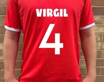 Liverpool t-shirt with players names