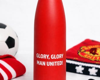 Manchester United inspired bottle
