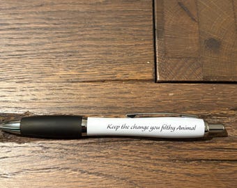 Home Alone quote pen
