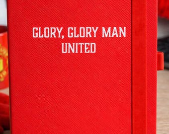 Manchester United Glory Glory notebook