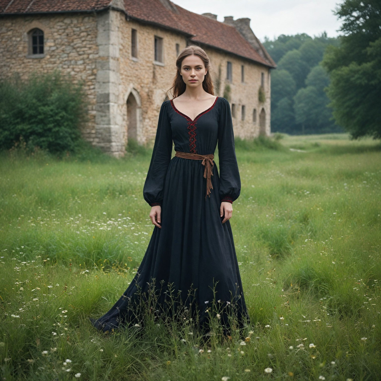 Black Medieval Dress Etsy