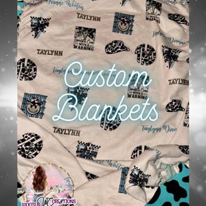 Custom Tie blankets Etsy Canada