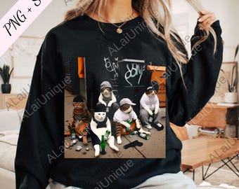 Meme Cat png, Funny Graphic svg, Meme png, The Hangover Tee, Gangster Cat, Meow Unisex png For Men And Women