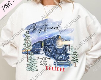 Polar Express png, Christmas Gift For Family, Xmas Digital Download, Merry Christmas png, Christmas Gift Ideas