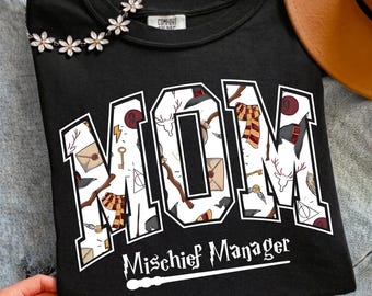 Mischief Manager Mom PNG, Harry Potter Mama Digital Download, Instant Download