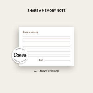 Modèle de carte mémoire pour funérailles florales papillon élégant - Motif fleurs de minuit rose modifiable - Fleurs de minuit