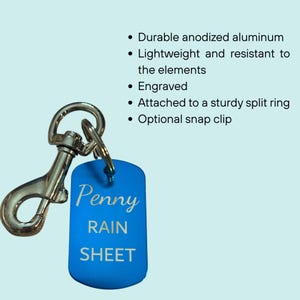 Personalized Horse Blanket Tag, Horse Rug Tag, Tack Tag, Horse Name Tag, Horse Tag, Tag for Equestrian, Tag for horse, Pet tag, Equine Tag image 4