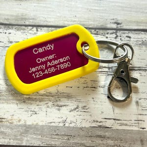 Personalized Horse Emergency Tag, Horse Name Tag, Horse ID Tag, Tag for Equestrian, ICE