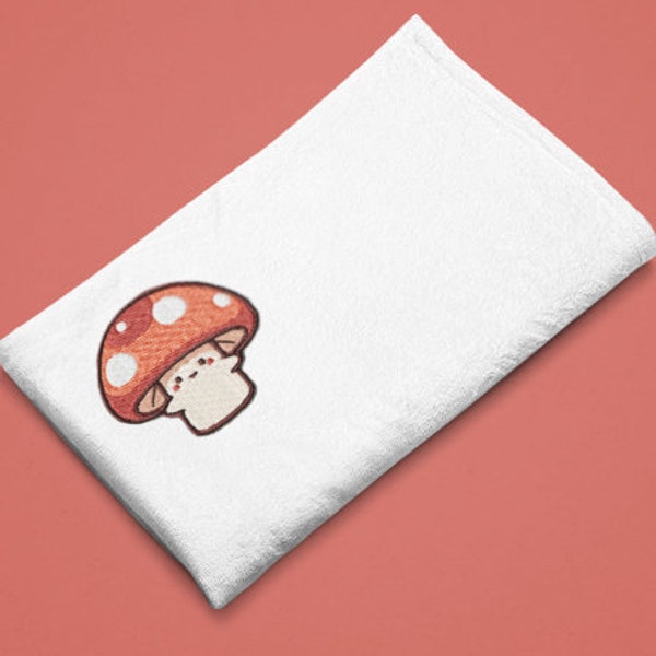 Cute Mini Mushroom Digital Download Machine Embroidery Design - Magic Mushroom (50 x 55 mm) - vip shv jef jef+ pec pes vp3 vp4 sew