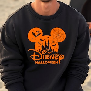Disney Halloween Mickey Mouse Sweatshirt, Spooky Mickey Mouse Halloween Sweatshirt, Disney Mickey Halloween Shirt, Cute Mickey Mouse