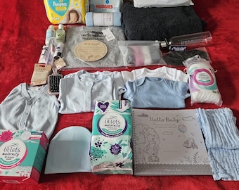 Pre packed hospital tote bag, essentials for both mum and baby after birth.