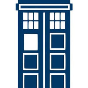 Dr Who tardis Decal good for Car, Truck, Laptop or Windows. Sticks to every clean and smooth surface. Has a 6 year life span.