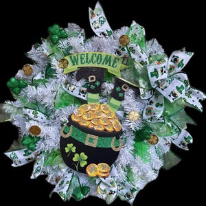 St Patrick’s Day Wreath Door Hanger